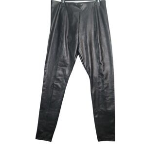 AFRM Los Angeles Faux Leather Leggings XL Black Stretch Career‎ Party Fashion